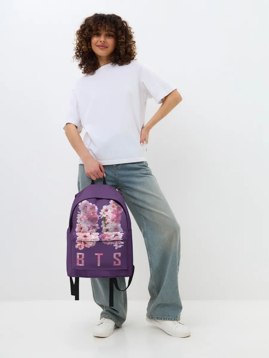 Рюкзак джинсовый / BTS