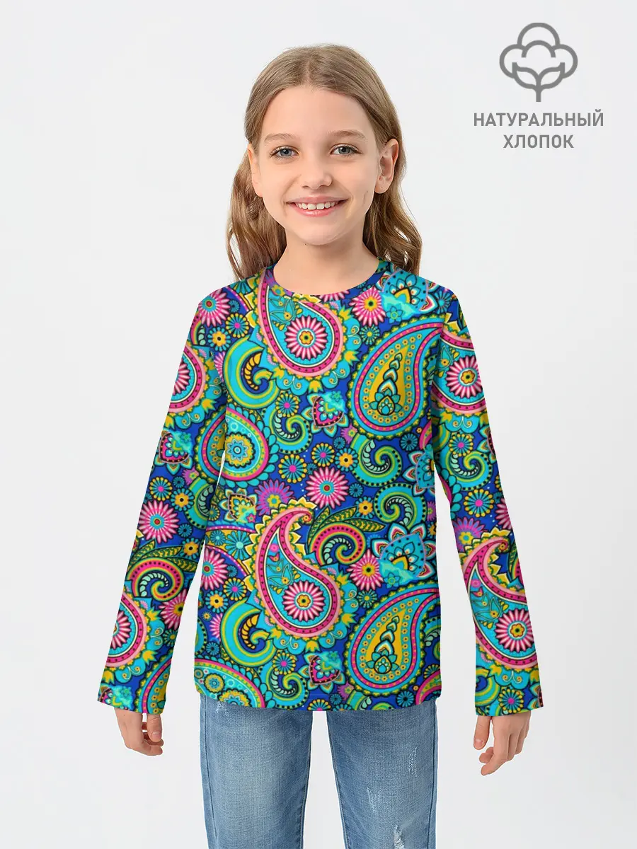 Детский лонгслив / Славянские Узоры