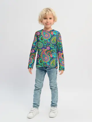 Детский лонгслив / Славянские Узоры