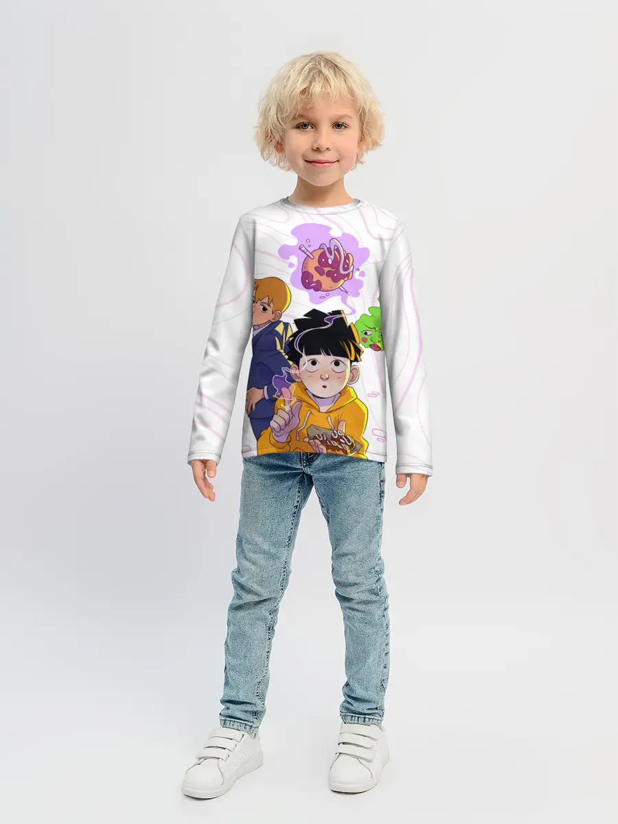 Детский лонгслив / Моб Психо 100