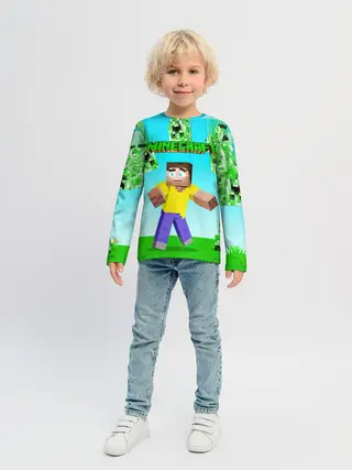 Детский лонгслив / Minecraft