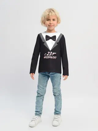 Детский лонгслив / агент 007