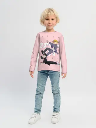 Детский лонгслив / Моб Психо 100