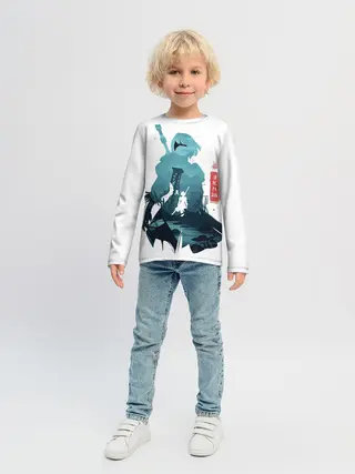 Детский лонгслив / NIER AUTOMATA 2B