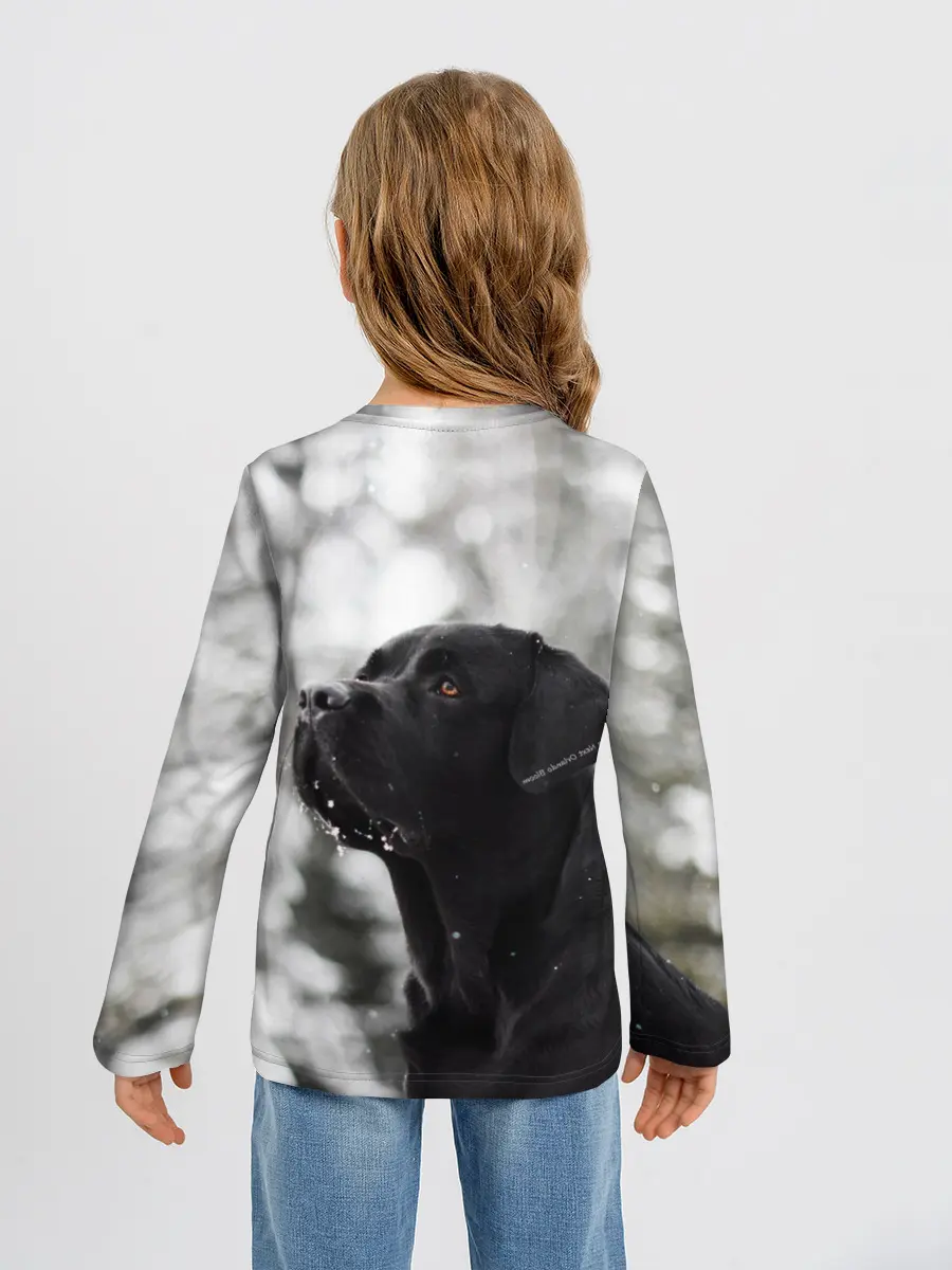 Детский лонгслив / Лабрадор Марк