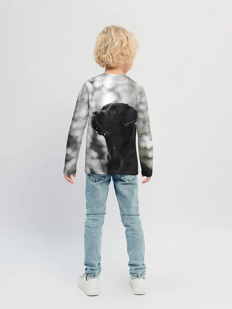 Детский лонгслив / Лабрадор Марк