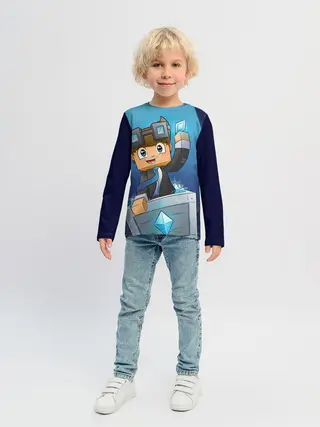 Детский лонгслив / Minecraft