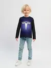 Детский лонгслив / Космические технологии TESLA
