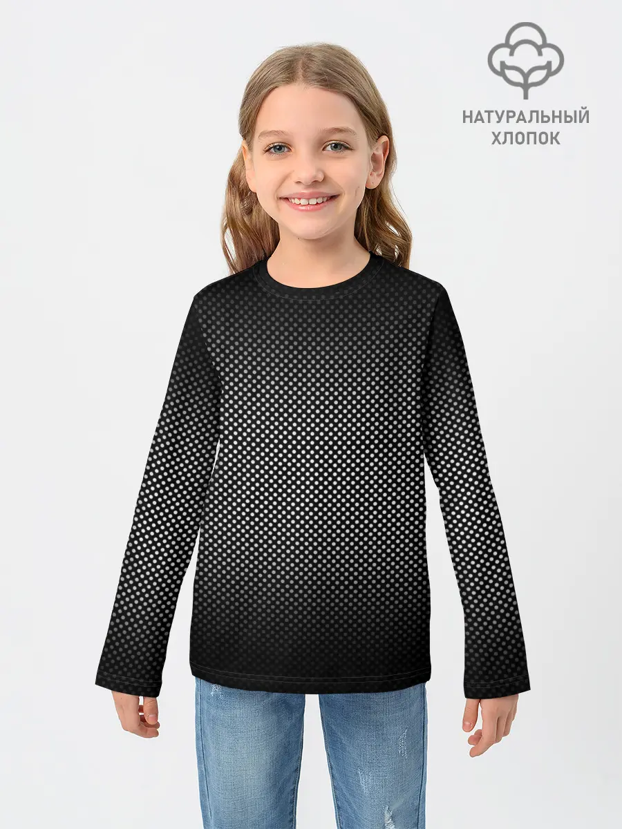 Детский лонгслив / Абстракция точки