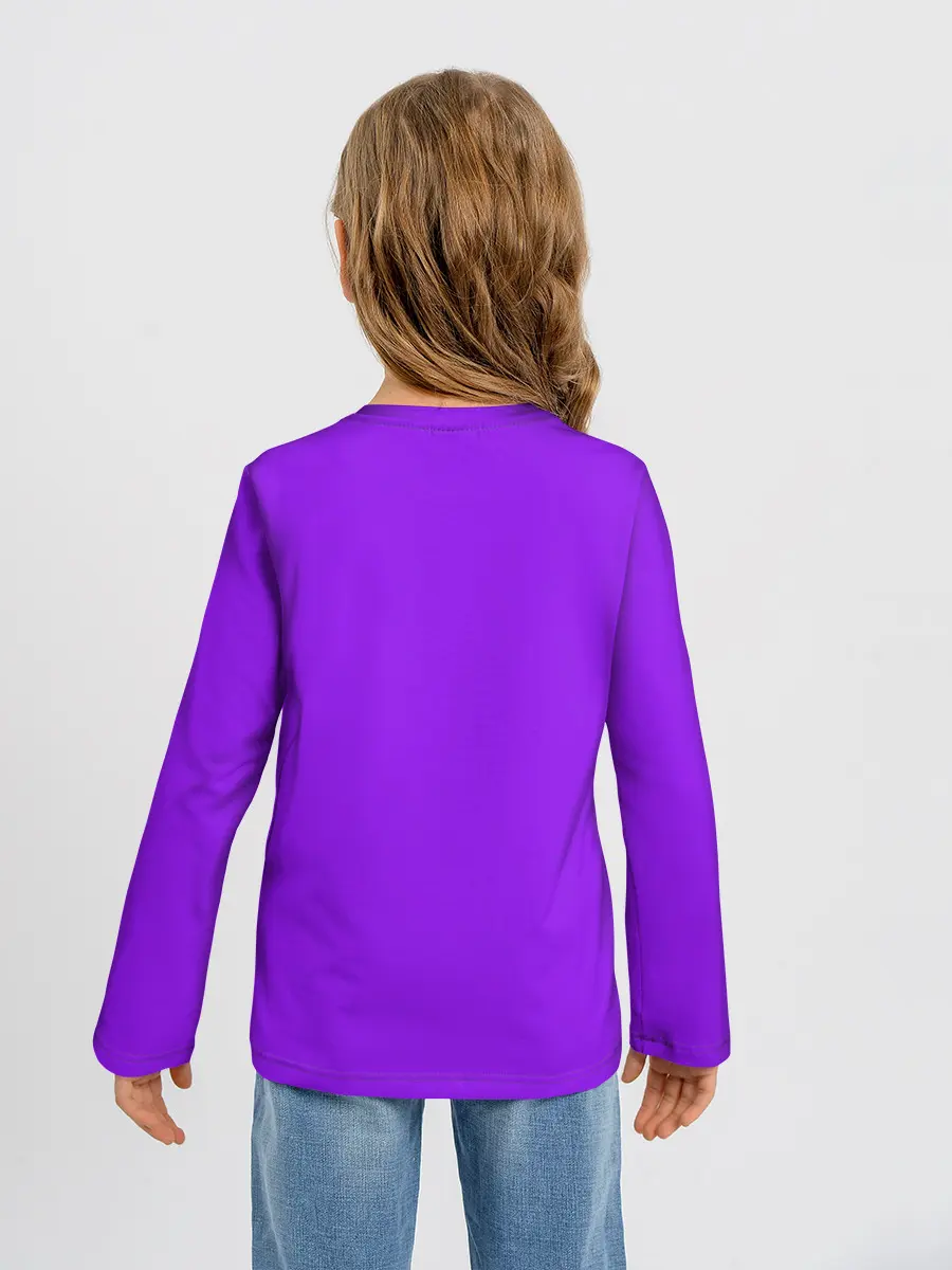 Детский лонгслив / Фиолетовый