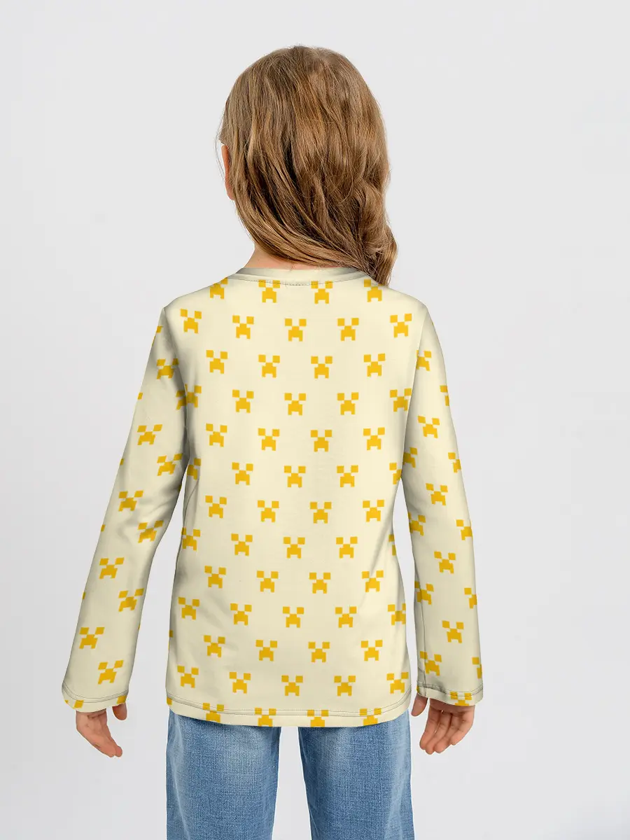 Детский лонгслив / Minecraft THE GHAST