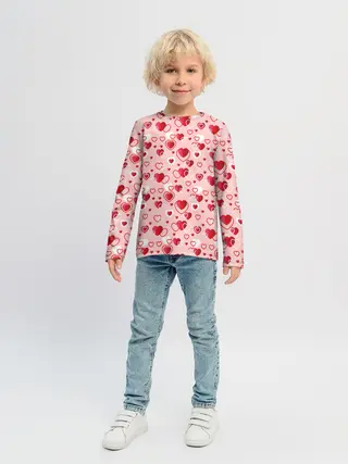 Детский лонгслив / Любовь