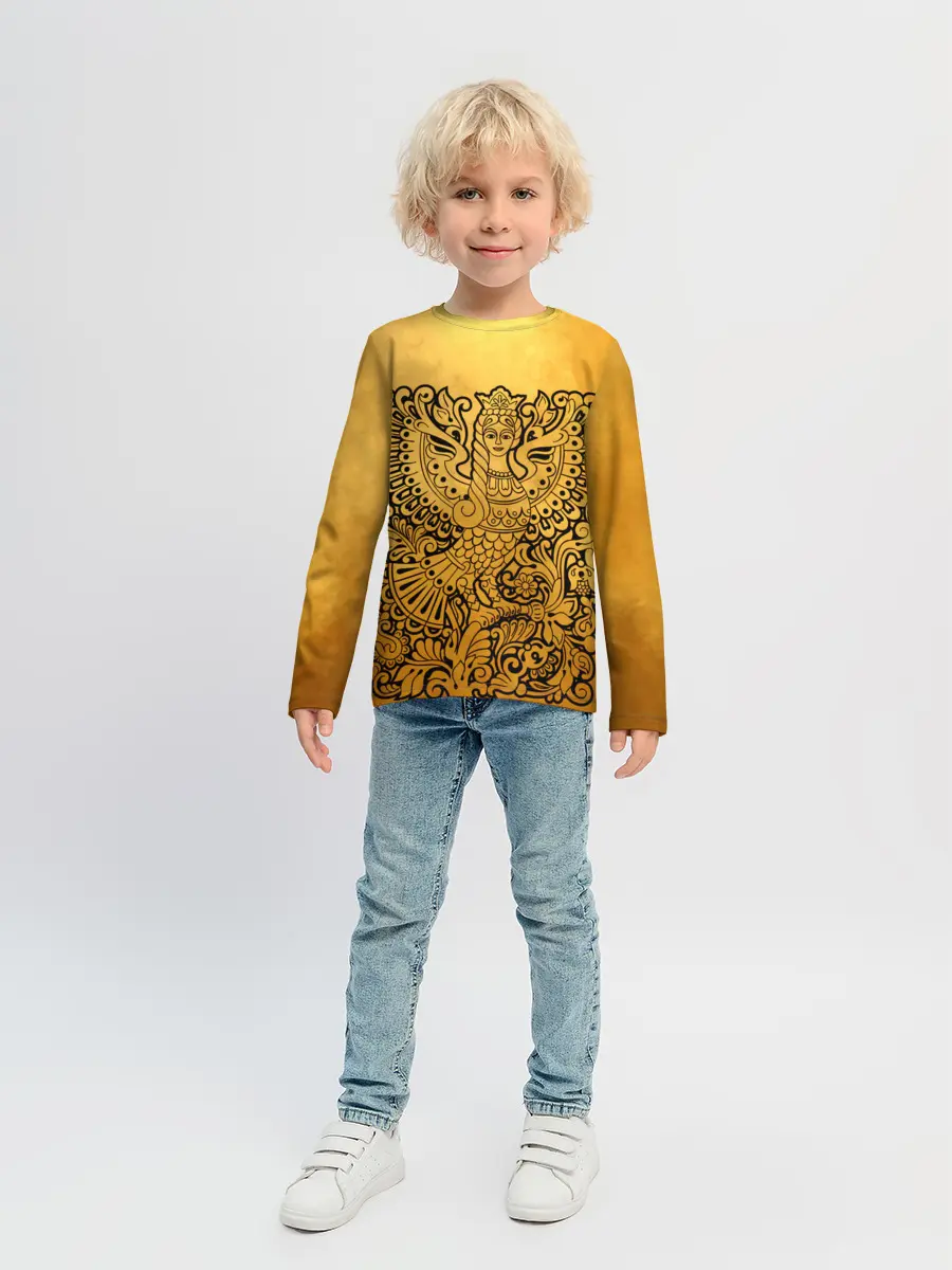 Детский лонгслив / жар птица