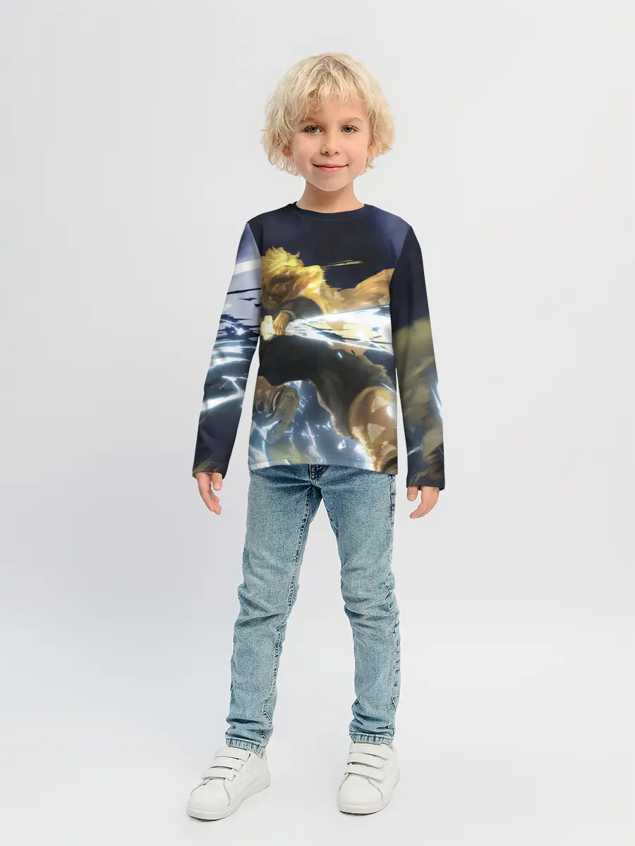 Детский лонгслив / Зиницу Агацума Бог ГРОМА