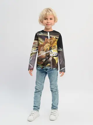 Детский лонгслив / Зиницу Агацума Клинок демонов