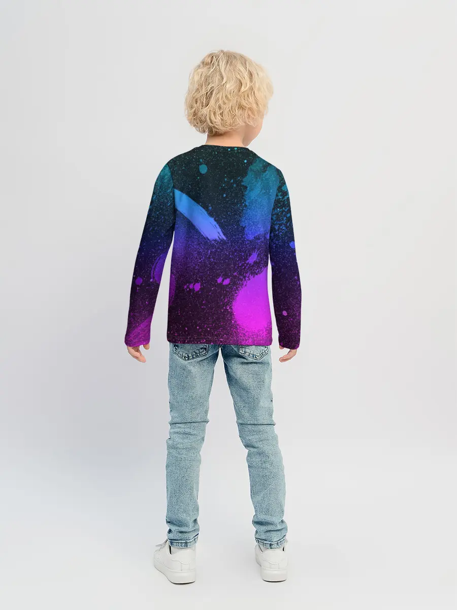 Детский лонгслив / LAND ROVER NEON