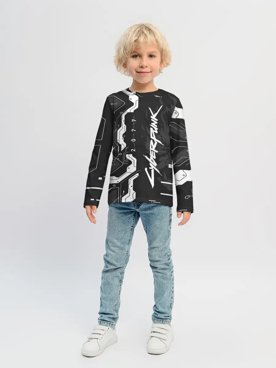 Детский лонгслив / Cyberpunk 2077 Tech