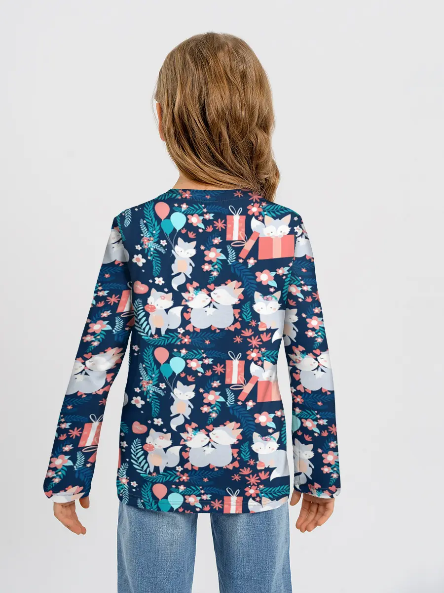 Детский лонгслив / Котики | Подарки