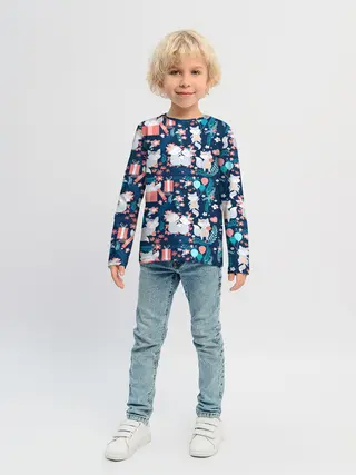 Детский лонгслив / Котики | Подарки