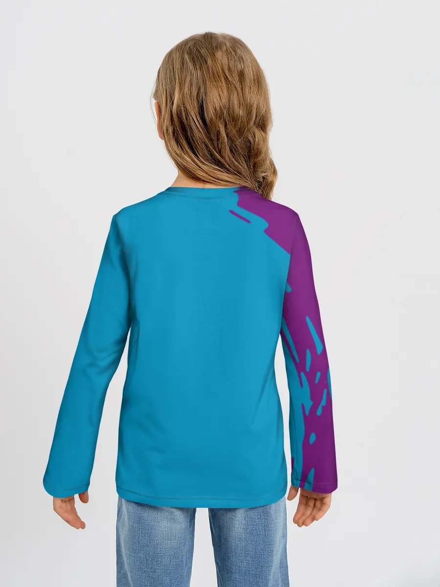 Детский лонгслив / Гинтоки кот