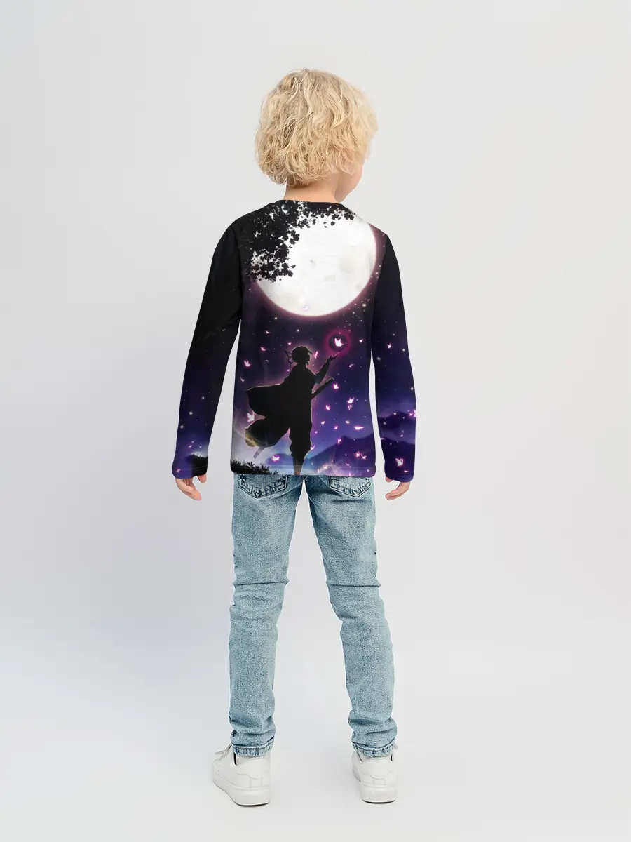 Детский лонгслив / Шинобу Кочо Клинок демонов