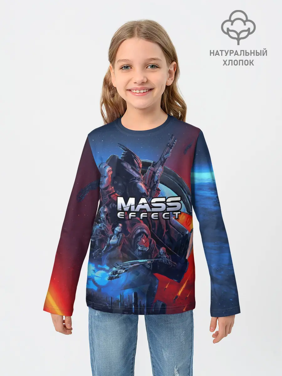 Детский лонгслив / Mass EFFECT Legendary ed