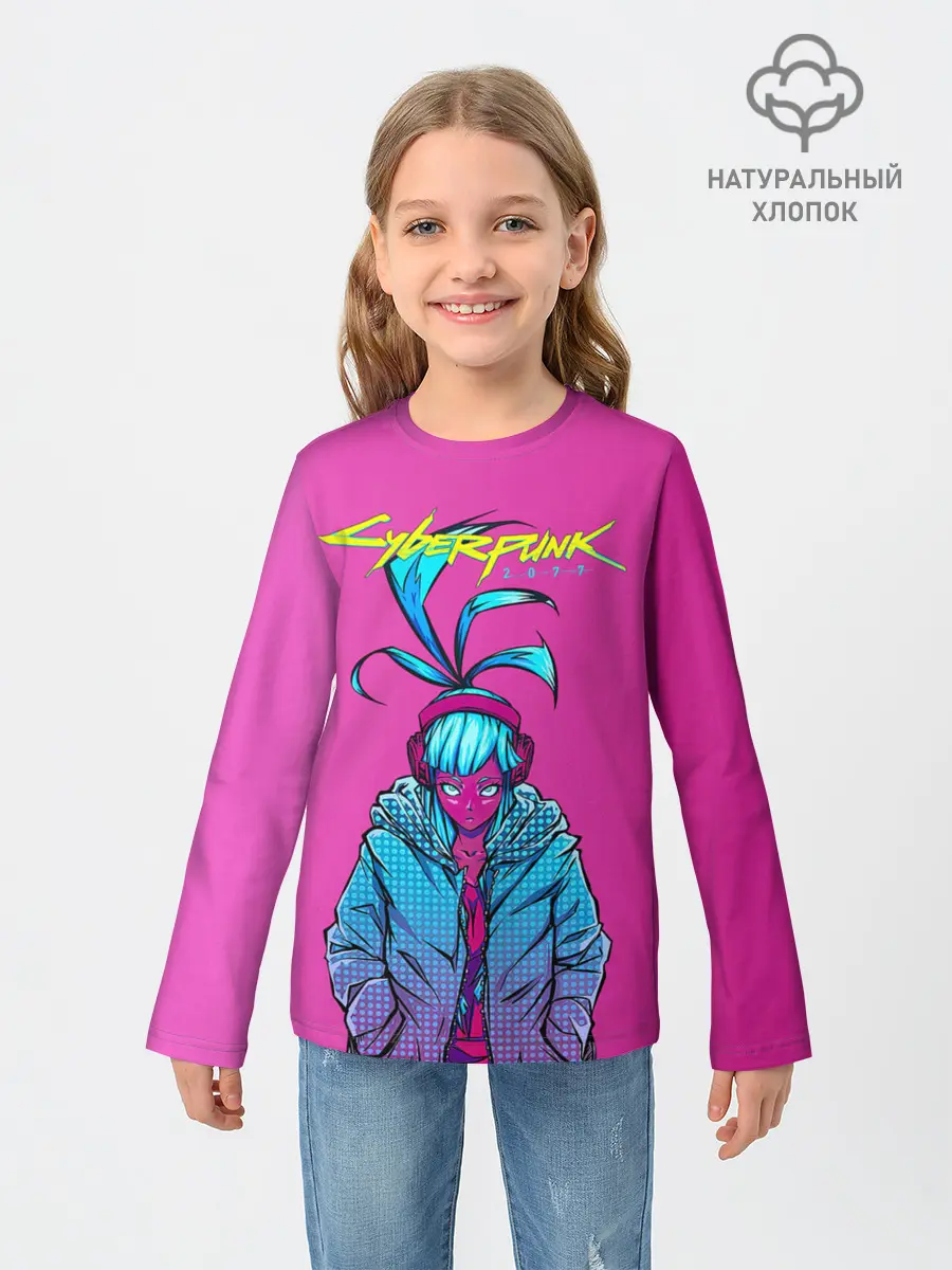 Детский лонгслив / Cyberpunk 2077