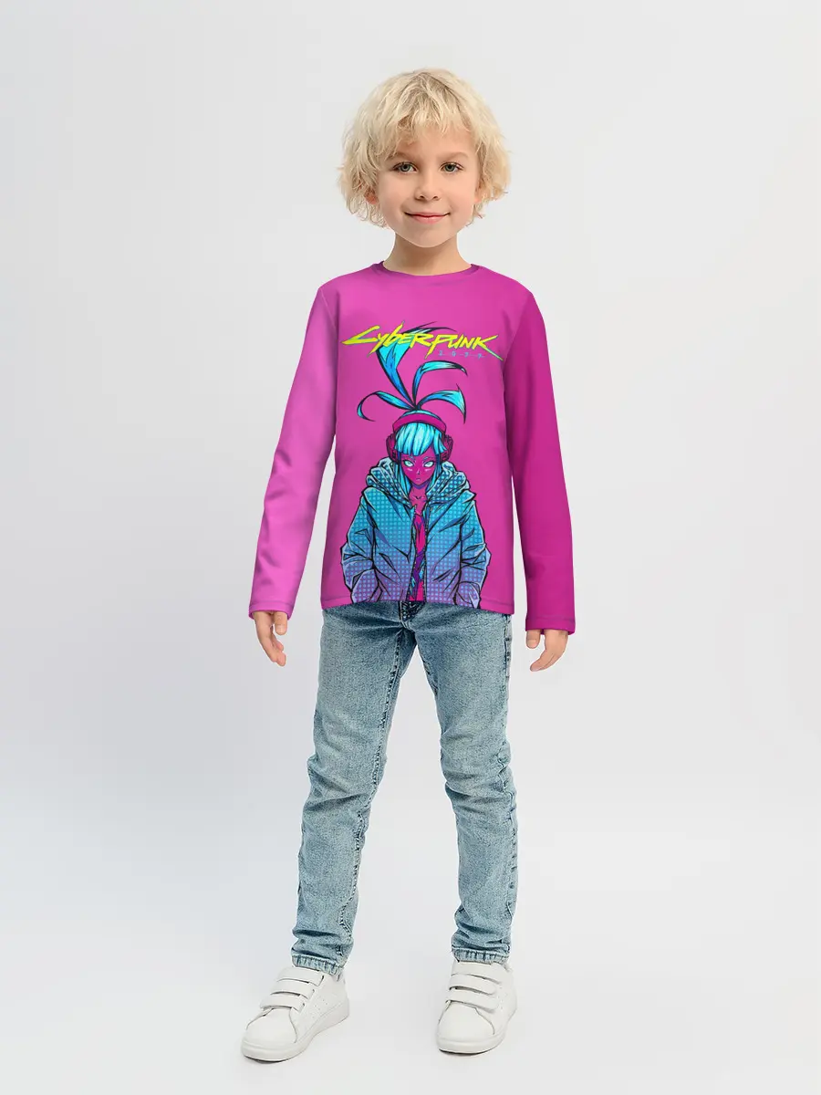 Детский лонгслив / Cyberpunk 2077