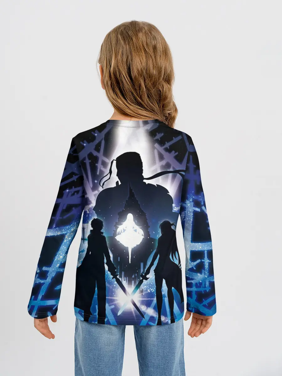 Детский лонгслив / Sword Art Online Кирито Асуна