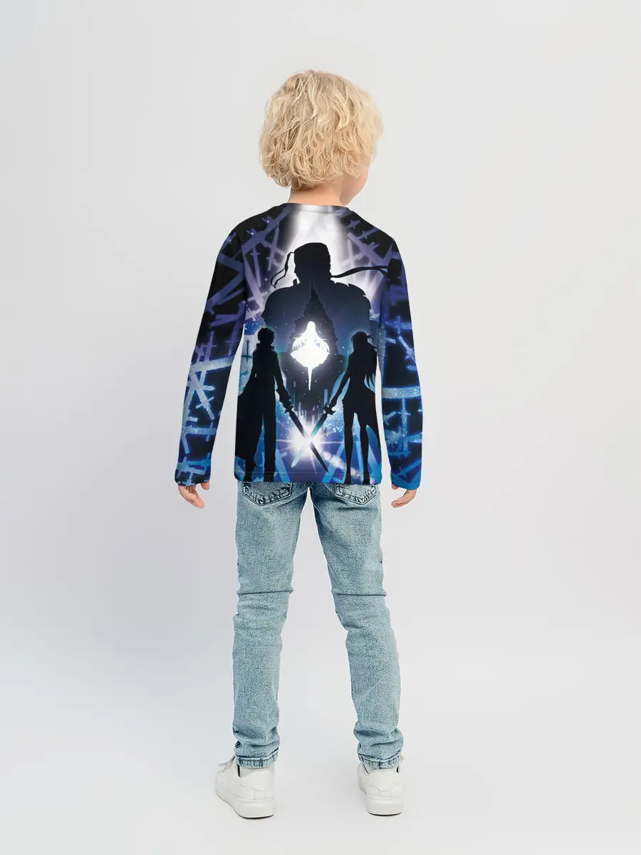 Детский лонгслив / Sword Art Online Кирито Асуна