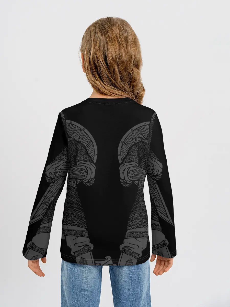 Детский лонгслив / Русский богатырь