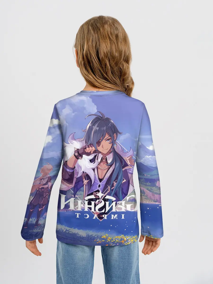 Детский лонгслив / Genshin impact | Kaeya