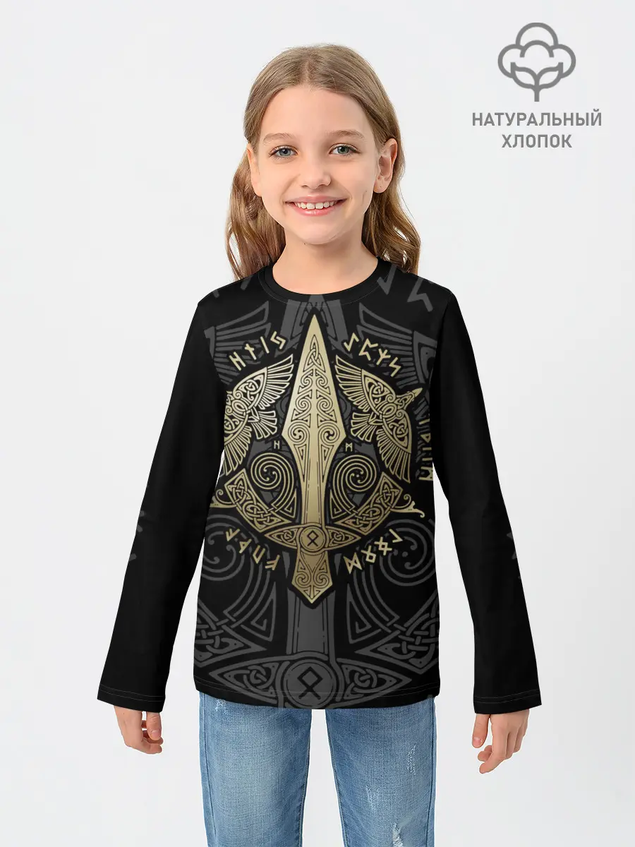 Детский лонгслив / Кельтские ястребы
