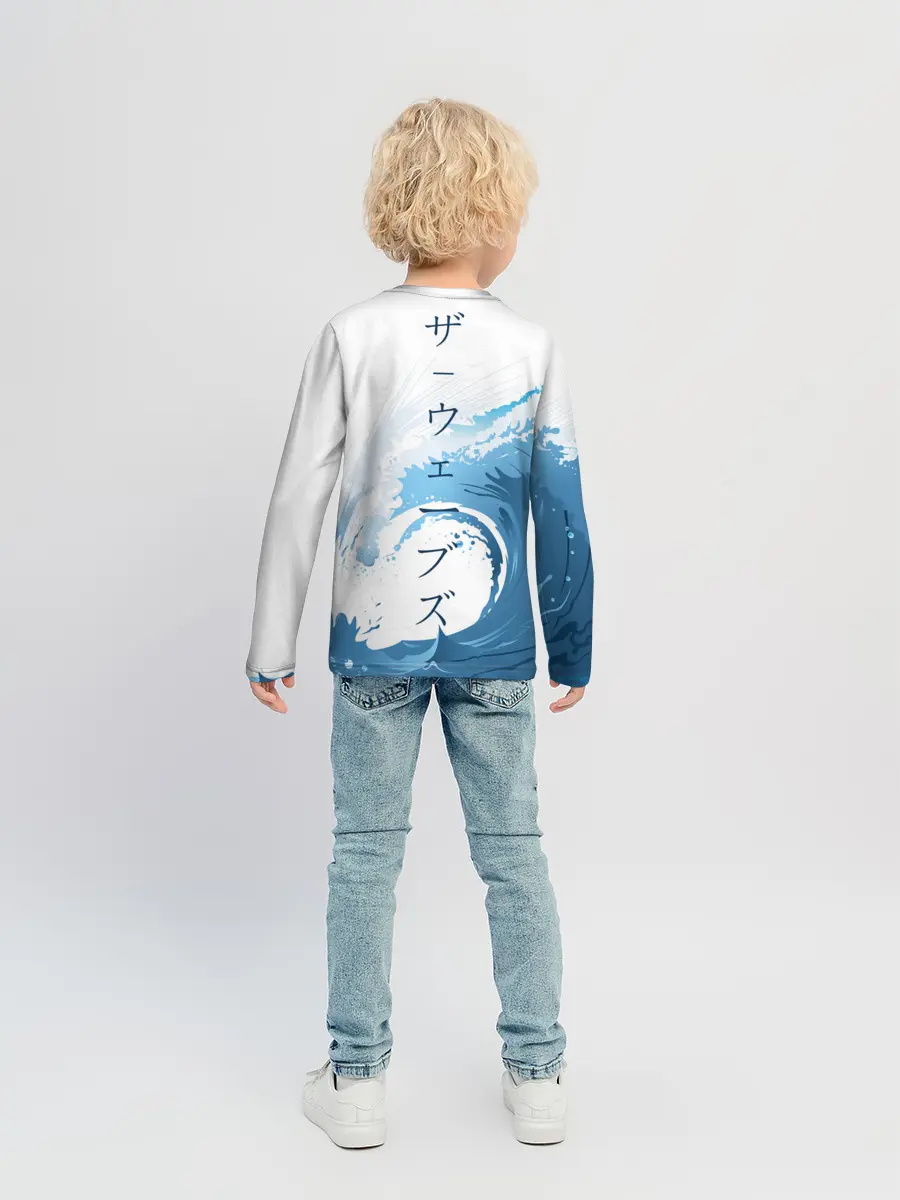 Детский лонгслив / WAVE | ВОЛНЫ