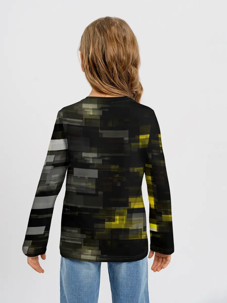 Детский лонгслив / MILITECH камуфляж Cyberpunk 2077