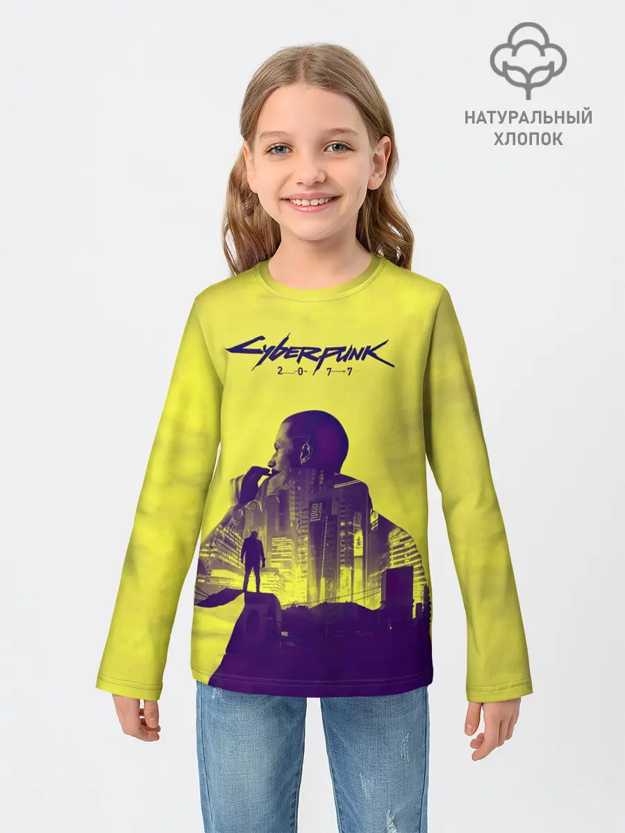 Детский лонгслив / Cyberpunk 2077