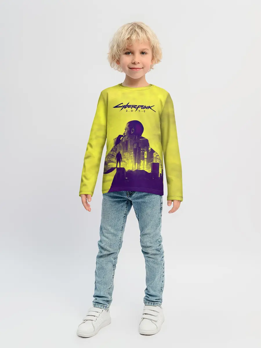 Детский лонгслив / Cyberpunk 2077