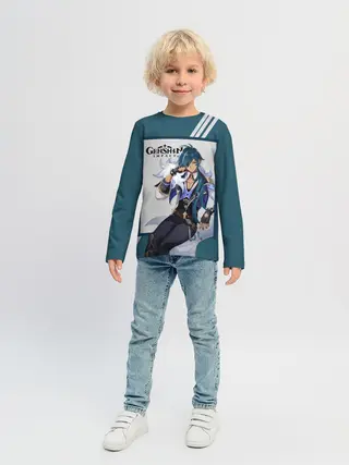 Детский лонгслив / Кэйа - Genshin Impact
