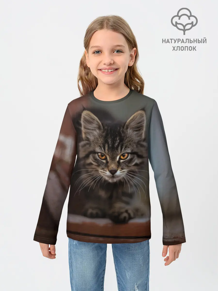 Детский лонгслив / мой внутренний зверь
