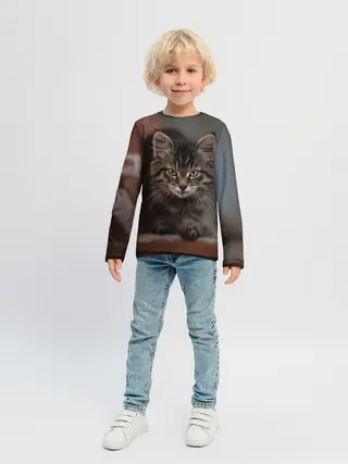 Детский лонгслив / мой внутренний зверь