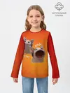 Детский лонгслив / Cat Pop