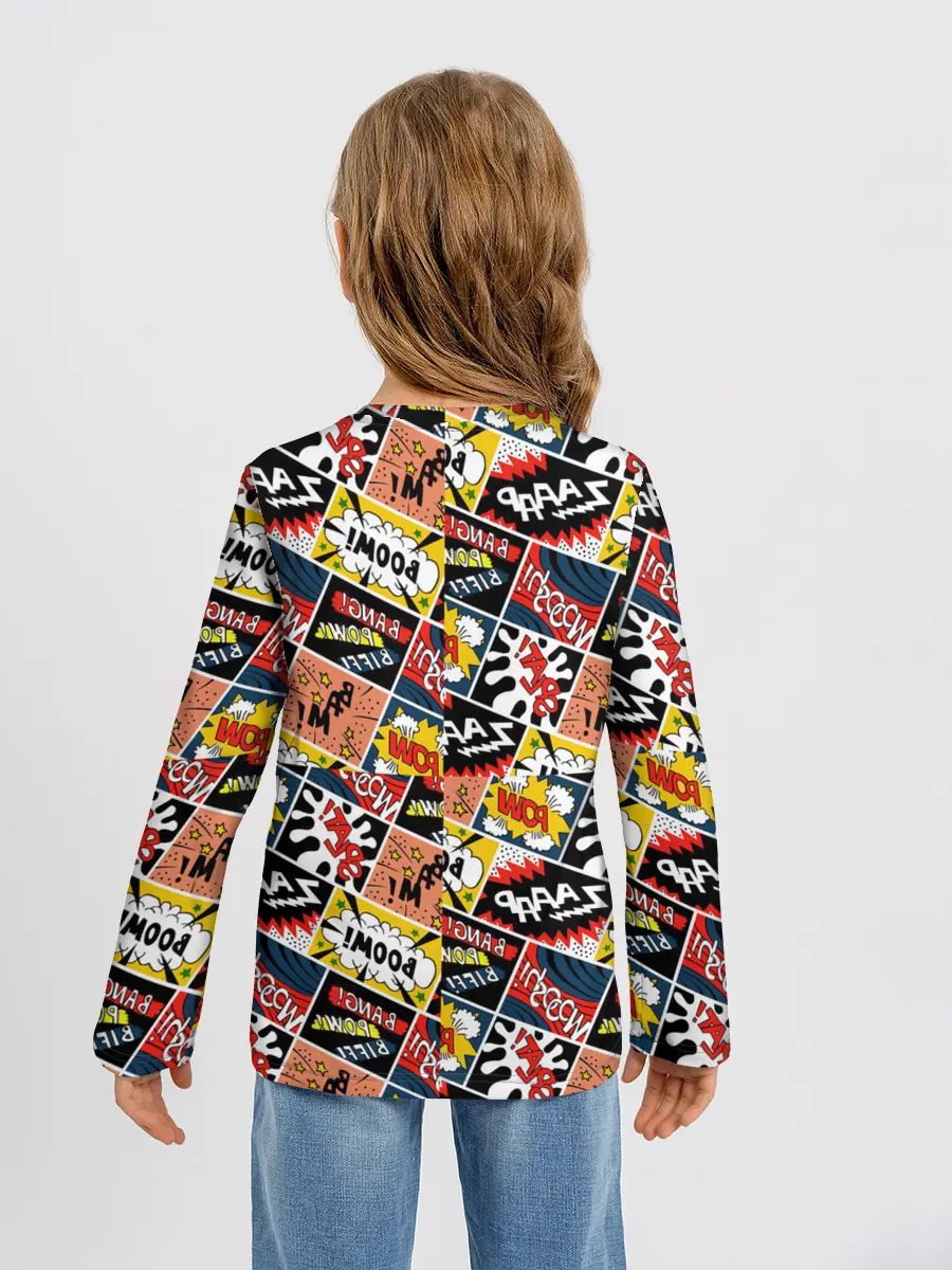 Детский лонгслив / Взрывы