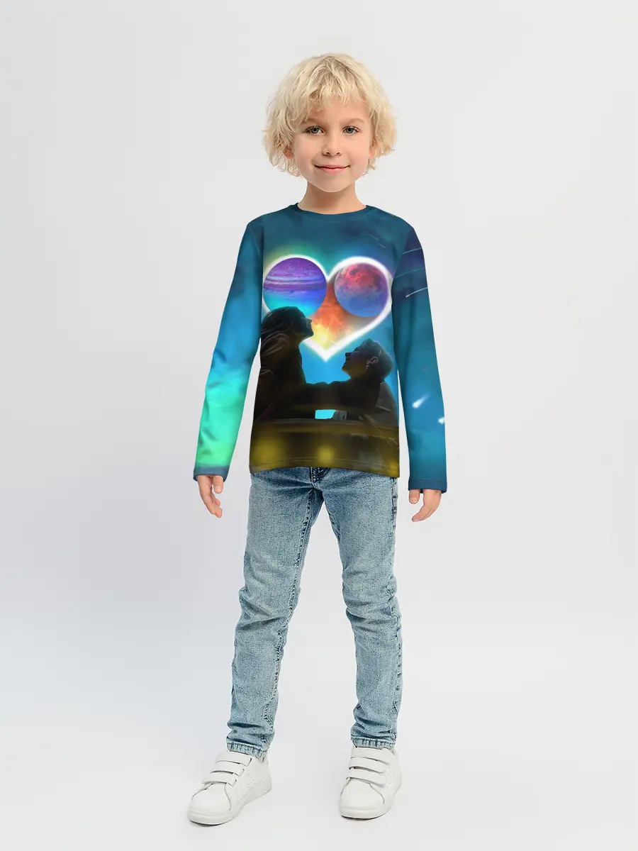 Детский лонгслив / Ваня Дмитриенко Венера-Юпитер
