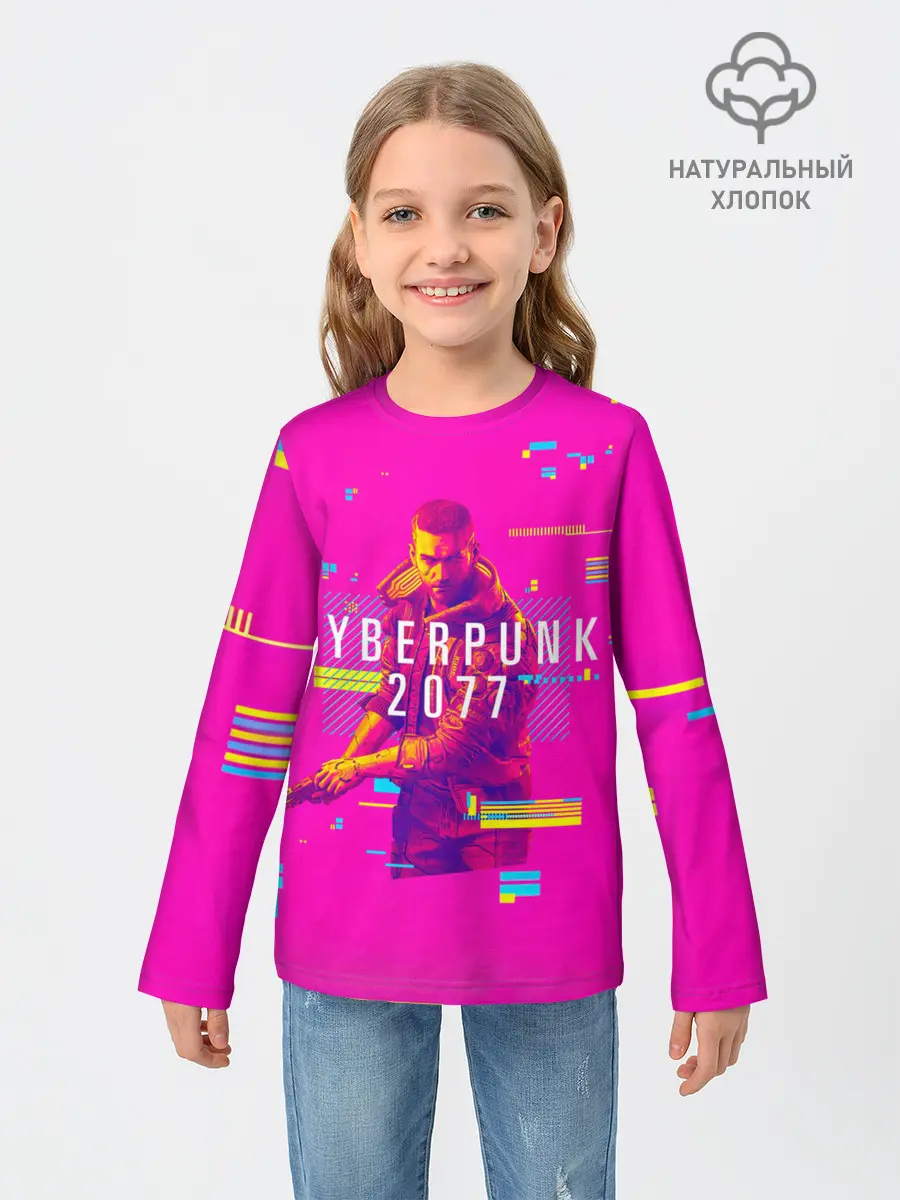 Детский лонгслив / Cyberpunk 2077