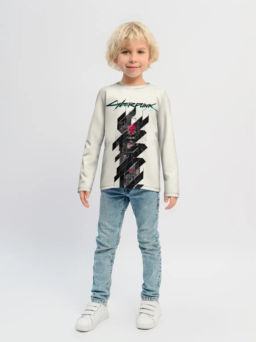 Детский лонгслив / Cyberpunk 2077