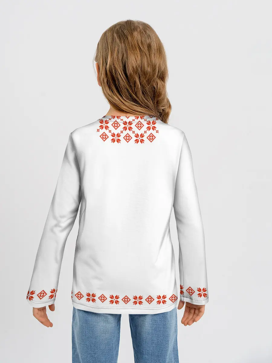 Детский лонгслив / Белорусская вышиванка