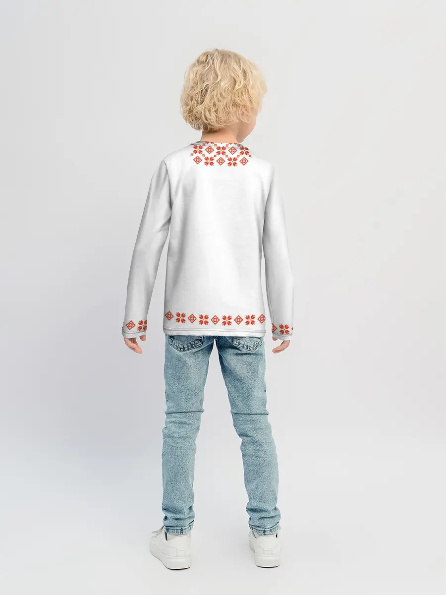 Детский лонгслив / Белорусская вышиванка