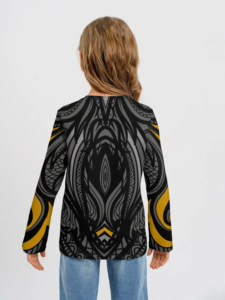 Детский лонгслив / Рисунок сова