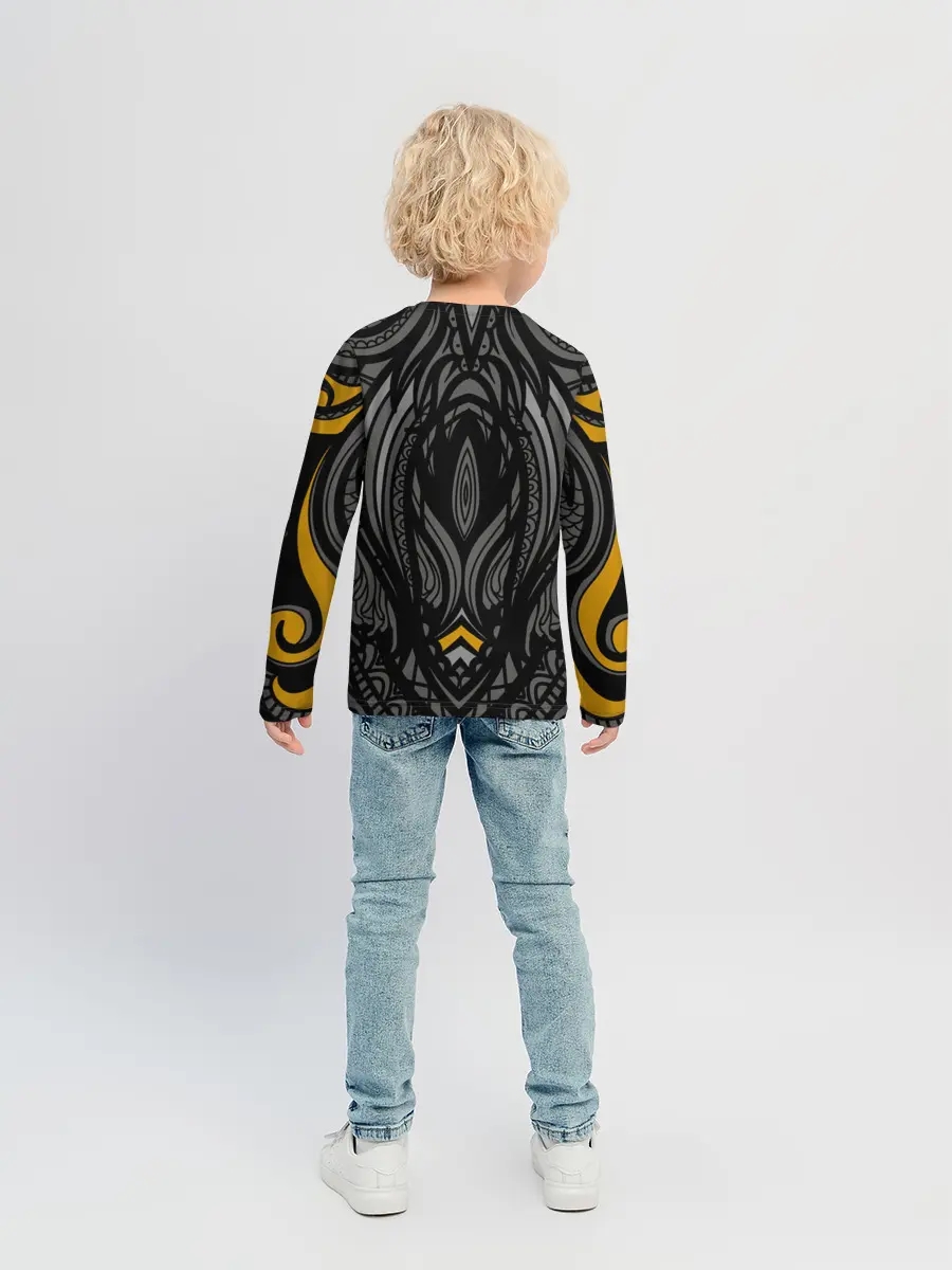 Детский лонгслив / Рисунок сова