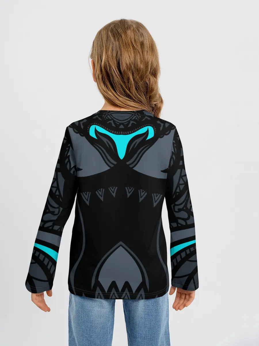 Детский лонгслив / Рисунок тигр